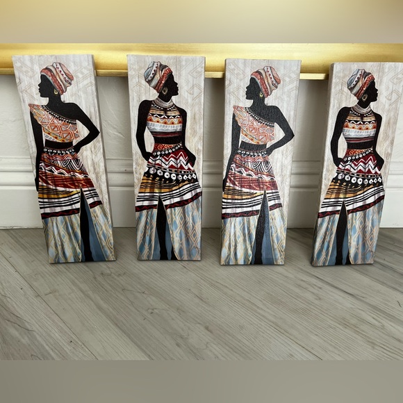 Gorgeous wall artwork,  "Elegance in Focus: A Portrait of Poise and Style." - Picture 1 of 4